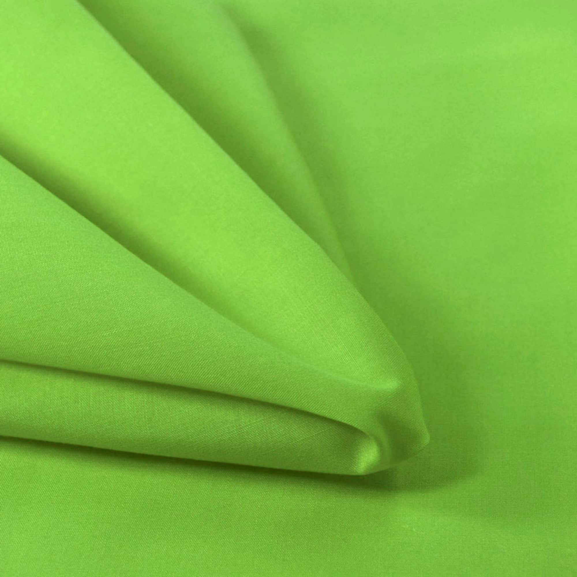 57" Lime Green Broadcloth